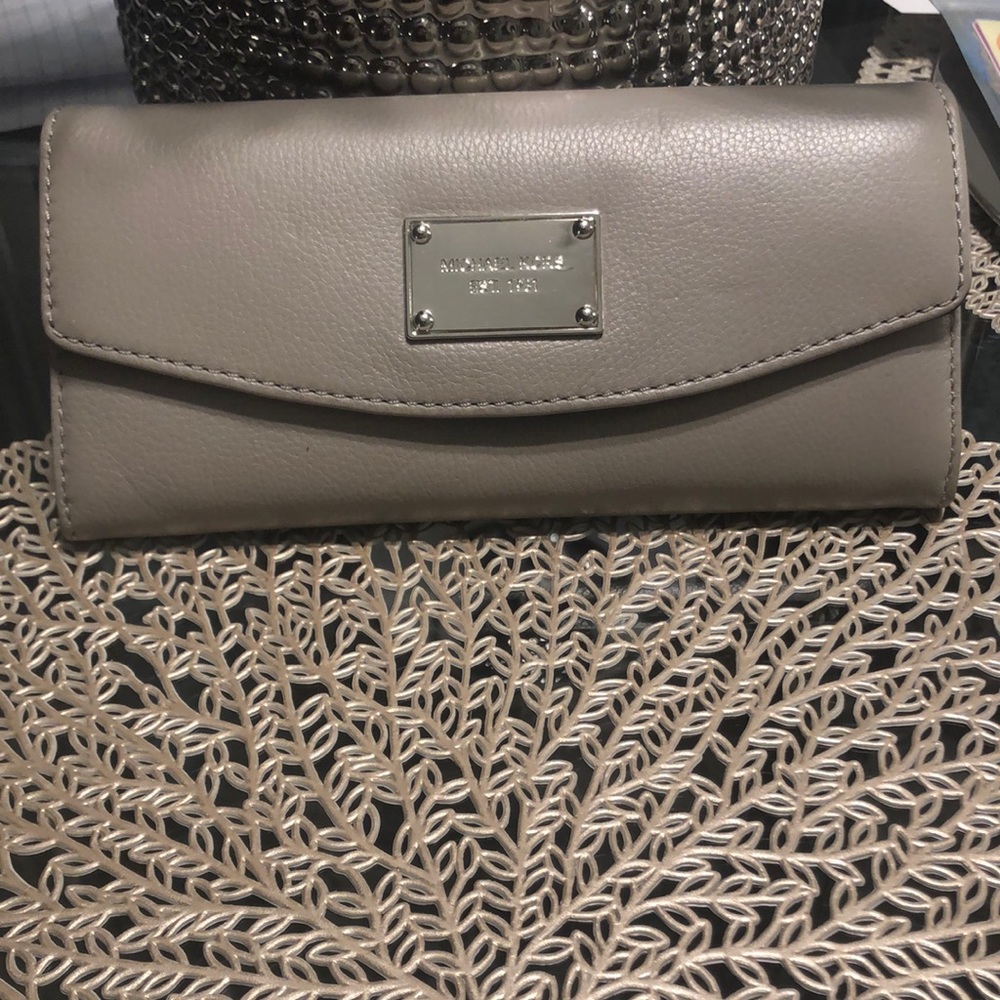Gray Michael Kors Wallet